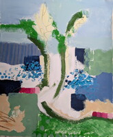 Garten, am Morgrn 50x60